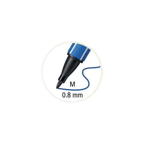 15 stylos-feutres pointMax - Pointe moyenne - Encre eau - Coloris assorti - STABILO 