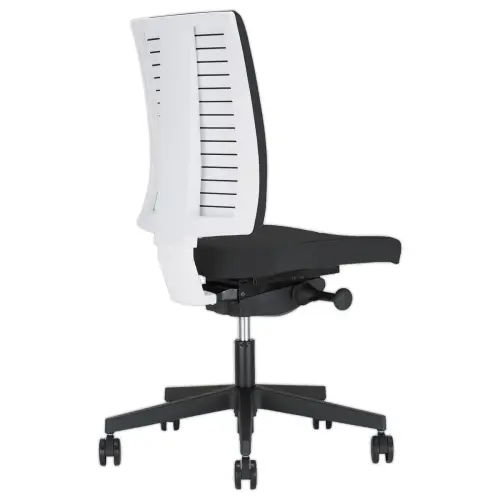 Si&egrave;ge NAVIGO synchrone coque blanche -tissu noir mont&eacute; 