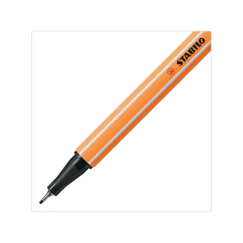 10 Stylos-feutres point 88 - Pointe fine - Encre eau - STABILO