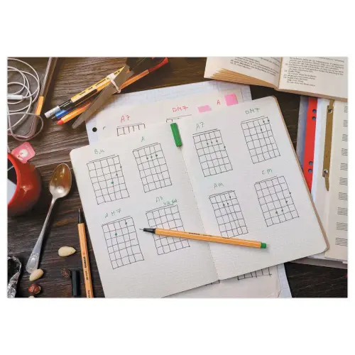 10 Stylos-feutres point 88 - Pointe fine - Encre eau - STABILO