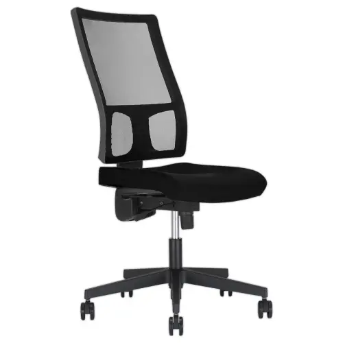 Si&egrave;ge de bureau synchrone Taktik en r&eacute;sille - Noir - Mont&eacute; 