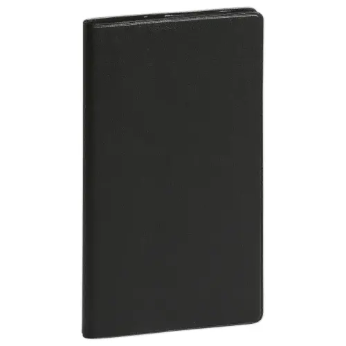 Agenda semainier Espace 17 -9x17,5 cm - Noir - Janvier à décembre - EXACOMPTA