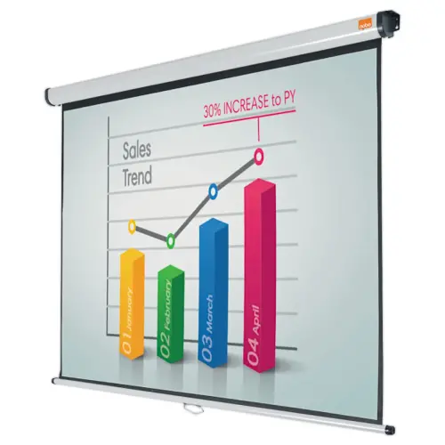 Ecran de projection mural - 150 x 104 cm - NOBO