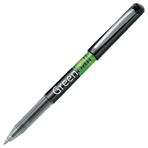 Roller pointe m&eacute;tal Greenball - Ecriture moyenne - noir - PILOT 