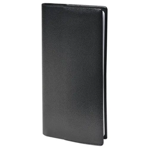 Agenda semainier  Italnote - 8,8x17cm - Noir - Janvier &agrave; d&eacute;cembre - QUO VADIS 