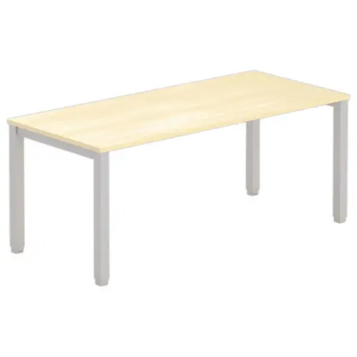 Bureau BRUXELLES 180 x 80 hêtre - pieds aluminium