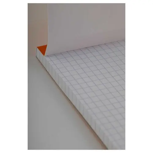 Bloc FIDUCIAL A5 orange, 80 feuilles, 5x5, 80g