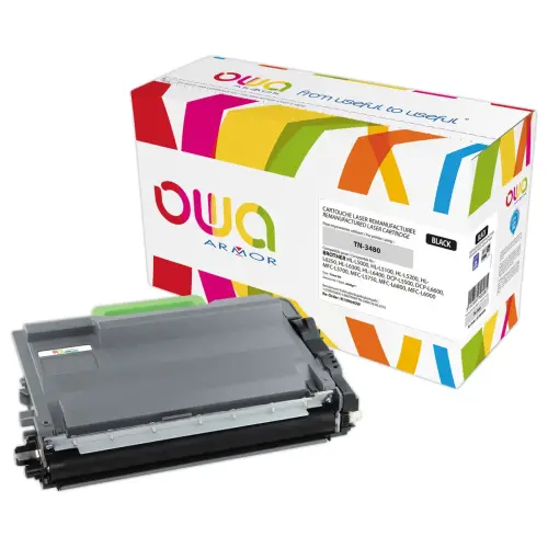 Toner éq. BROTHER TN-3480 - Noir - OWA