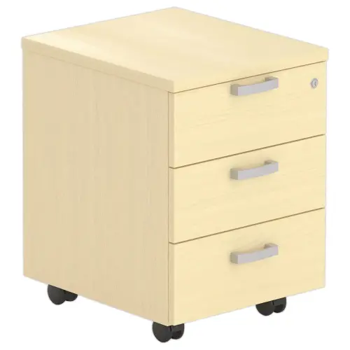 Caisson mobile 3 tiroirs - Hêtre