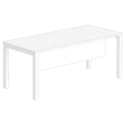 Voile de fond L 180 blanc 