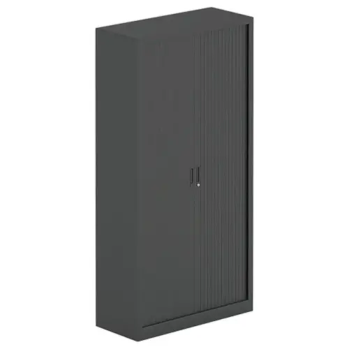 Armoire haute métallique - 198 x 100 cm - Anthracite