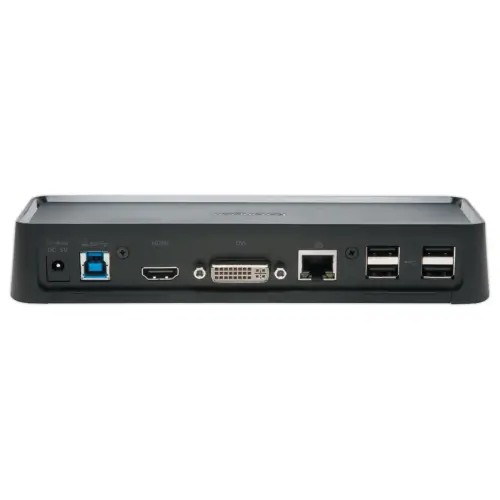 Station d'accueil avec des connectiques HDMI, DVI, VGA et USB 3.0 