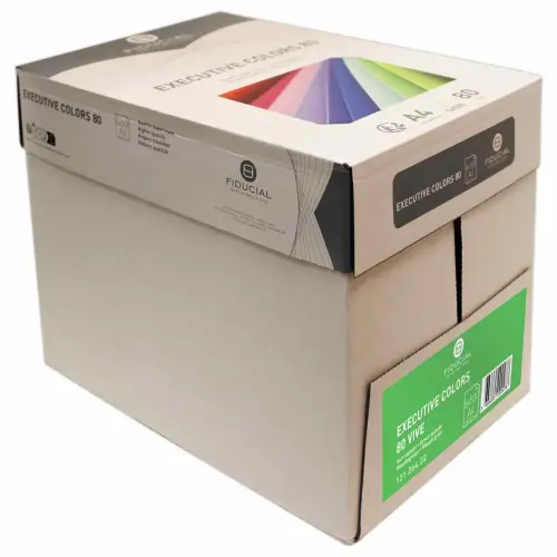 Ramette de 500 feuilles papier couleurs vives A4 Executive Colors - Vert - FIDUCIAL 