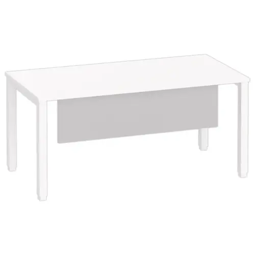 Voile de fond m&eacute;lamin&eacute; L 160 aluminium 