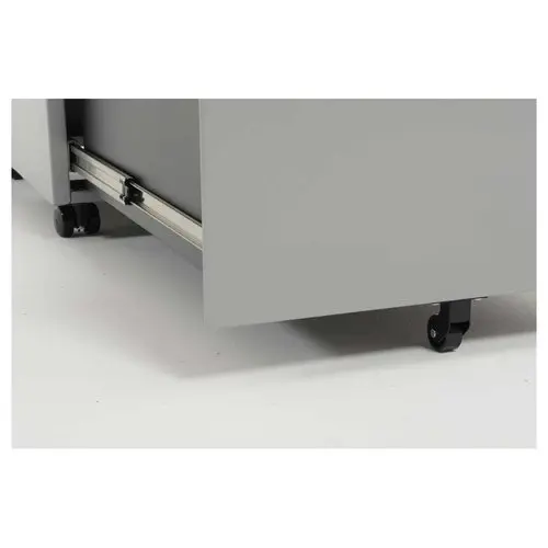 Caisson mobile en métal 2 tiroirs aluminium monté