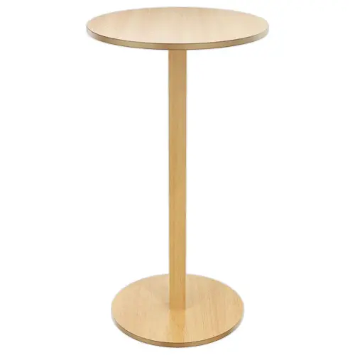 Table haute WOODY ronde 60 cm - hêtre montée
