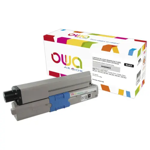 Toner éq. OKI C310 - Noir - OWA