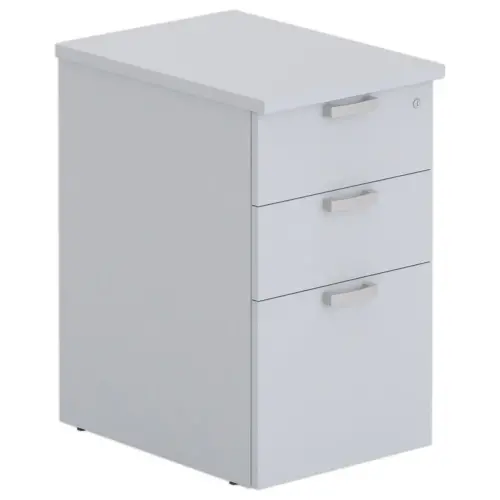Caisson 3 tiroirs - Gris - P 60 cm 