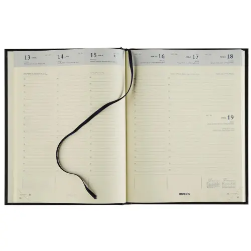 Agenda semainier Colora - 17,1x22 cm - Assortis - Janvier à décembre - BREPOLS