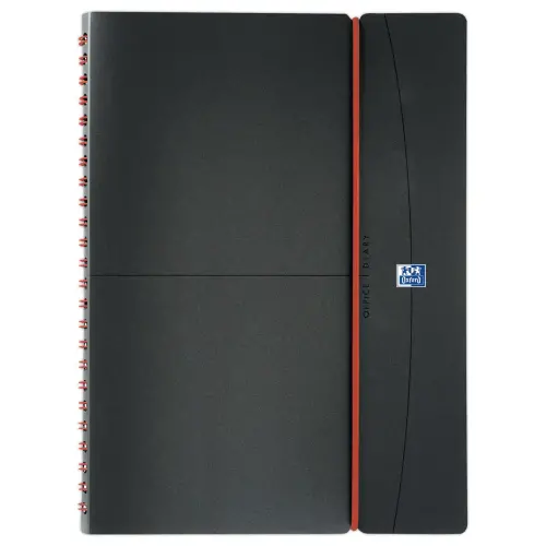 Agenda semainier  Office - 21x29,7cm - Anthracite - Janvier &agrave; d&eacute;cembre - OXFORD 