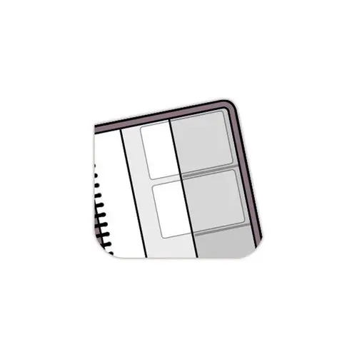 Agenda semainier  Office - 21x29,7cm - Anthracite - Janvier &agrave; d&eacute;cembre - OXFORD 