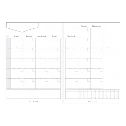 Agenda perpétuel Life - 15x21cm - Rose - QUO VADIS