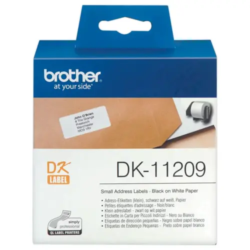 Rouleau d'&eacute;tiquettes QL BROTHER 29x62mm 800 &eacute;tiquettes DK11209 