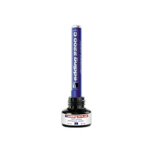 Recharge pour marqueurs permanents - Noir - EDDING