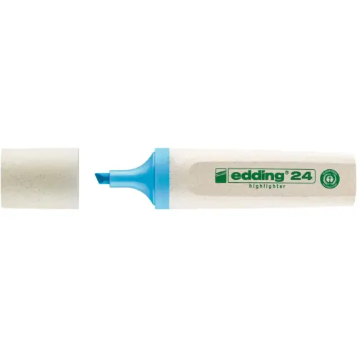 Surligneur - pointe large - E24 - bleu clair - Edding
