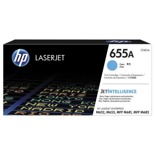 HP 655A CF451A toner cyan