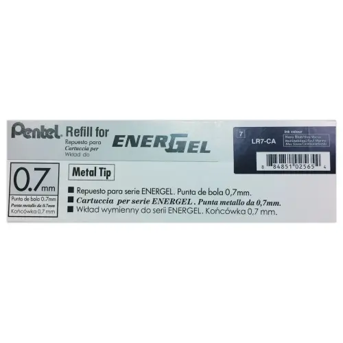 Recharge pour stylo PENTEL roller Energel- pointe fine