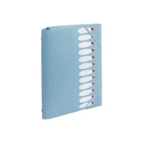 Trieur chemise - polypropyl&egrave;ne - 12 positions - bleu clair - FIDUCIAL 