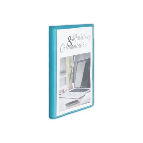 Protège-documents personnalisable - 80 poches - bleu - FIDUCIAL