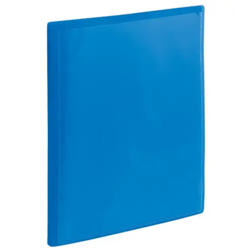 Protège-documents personnalisable - 80 poches - bleu foncé - FIDUCIAL