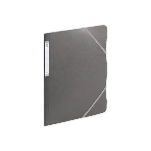 Chemise 3 rabats à élastiques - polypropylène 5/10e - gris - FIDUCIAL