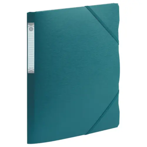 Chemise 3 rabats &agrave; &eacute;lastiques - polypropyl&egrave;ne  5/10e - vert fonc&eacute; - FIDUCIAL 