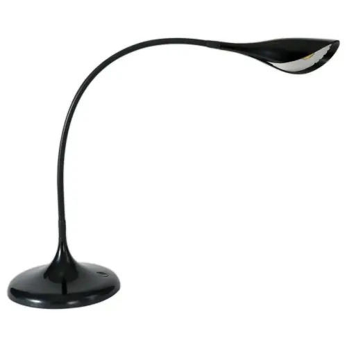 Lampe de bureau LED - 3W - Noir - ALBA 