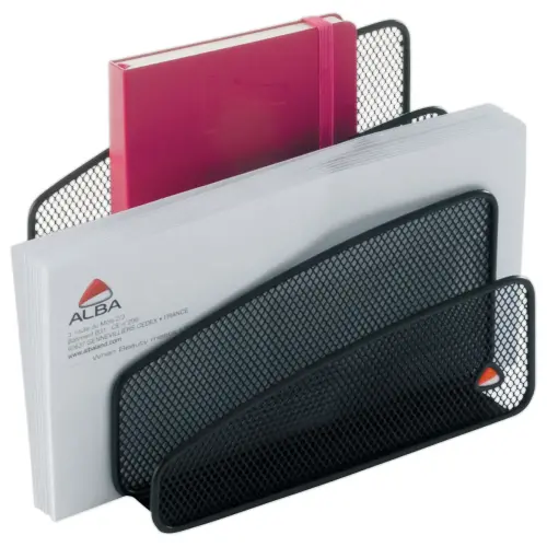 Trieur courrier - 3 compartiments - Noir - ALBA