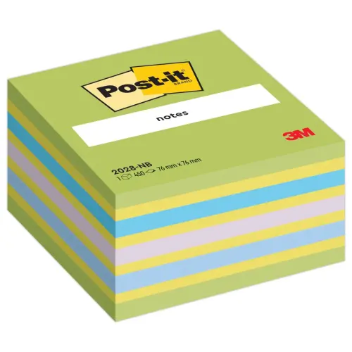 Bloc-cube de notes repositionnables - R&ecirc;ve Intense - POST-IT 