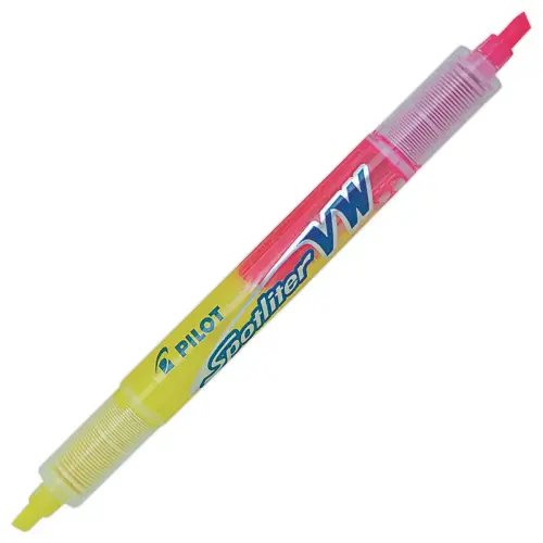 Surligneur bicolore BEGREEN - Jaune / Rose - PILOT 