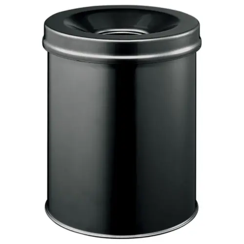 Corbeille à papier anti-feu - 15L - Noir - DURABLE