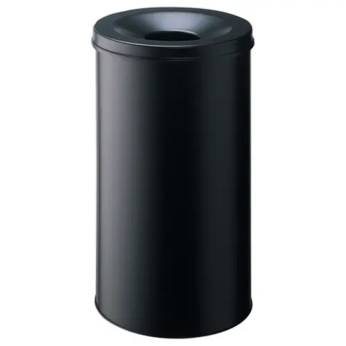 Corbeille &agrave; papier anti-feu - 60L - Noir - DURABLE 
