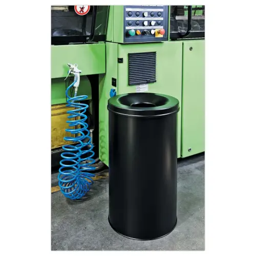Corbeille &agrave; papier anti-feu - 60L - Noir - DURABLE 