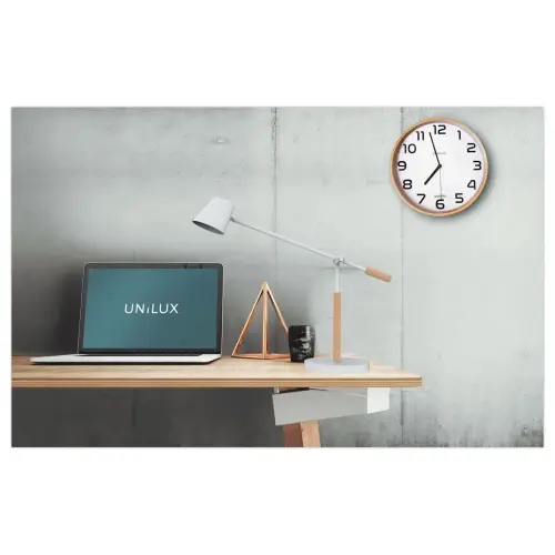 Lampe de bureau VICKY – Blanc - UNILUX