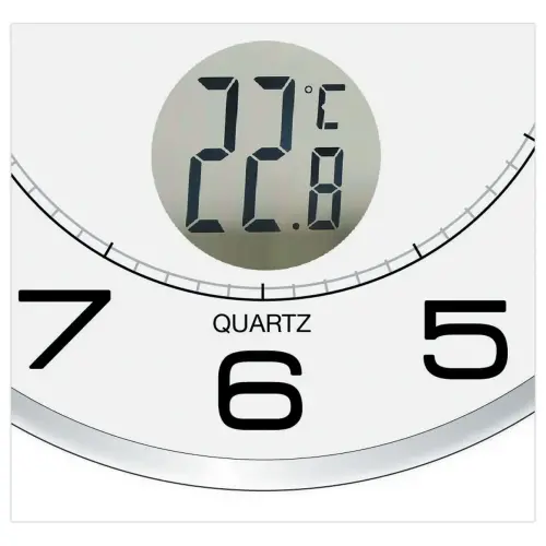 Horloge avec thermom&egrave;tre Tempus - UNILUX 