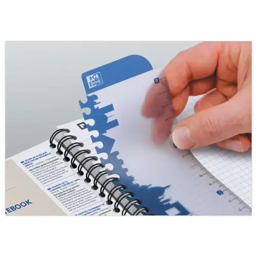 Cahier spirale A5 Essentials - 5x5 - 180 pages - Noir - OXFORD 