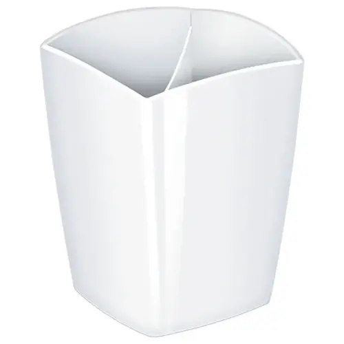 Pot à crayons magnétique Gloss - blanc - CEP
