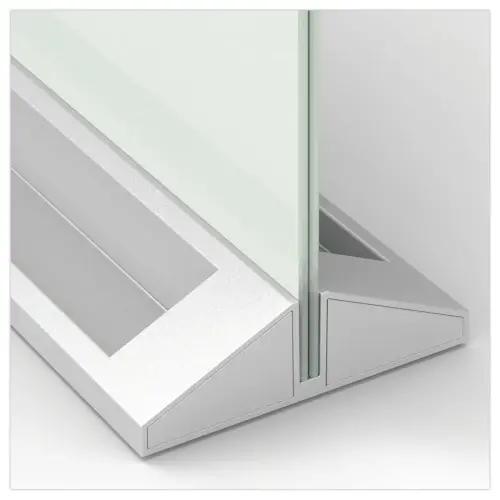 Séparateur de bureau en verre - 58 x 44 cm - Premium Plus - NOBO