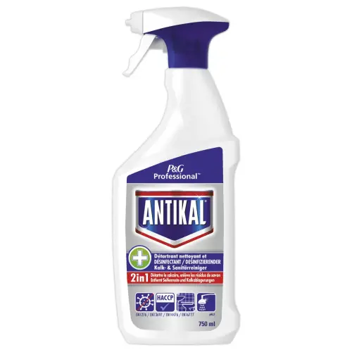 Spray professionnel désinfectant et anti-calcaire - 750 ml - ANTIKAL