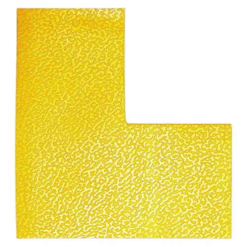 10 Adh&eacute;sifs de marquage au sol "L" - Antid&eacute;rapant - 100 x 100 mm - DURABLE 